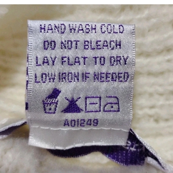 Susan Graver Chunky Cable Knit Cardigan Sweater Cream Women's Size L - Picture 5 of 5